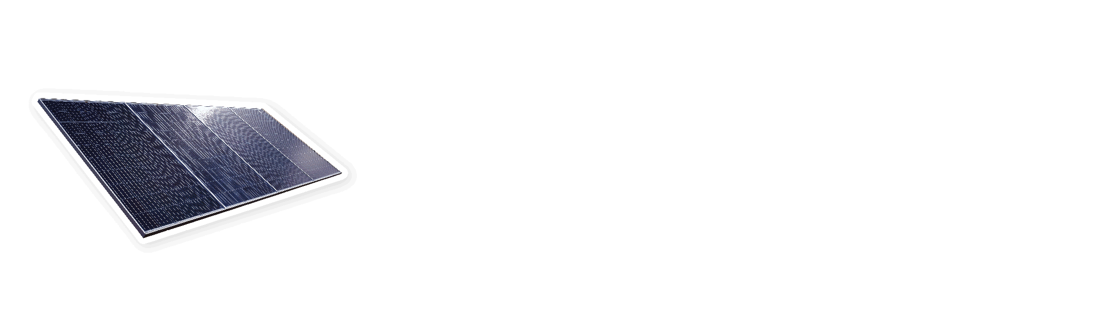 Image showing a solar panel, plus a wind turbine, equals a bushlight installation